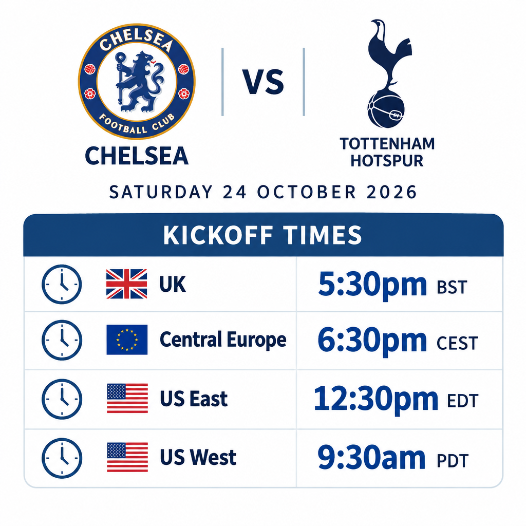 Kickoff Times by Time Zone