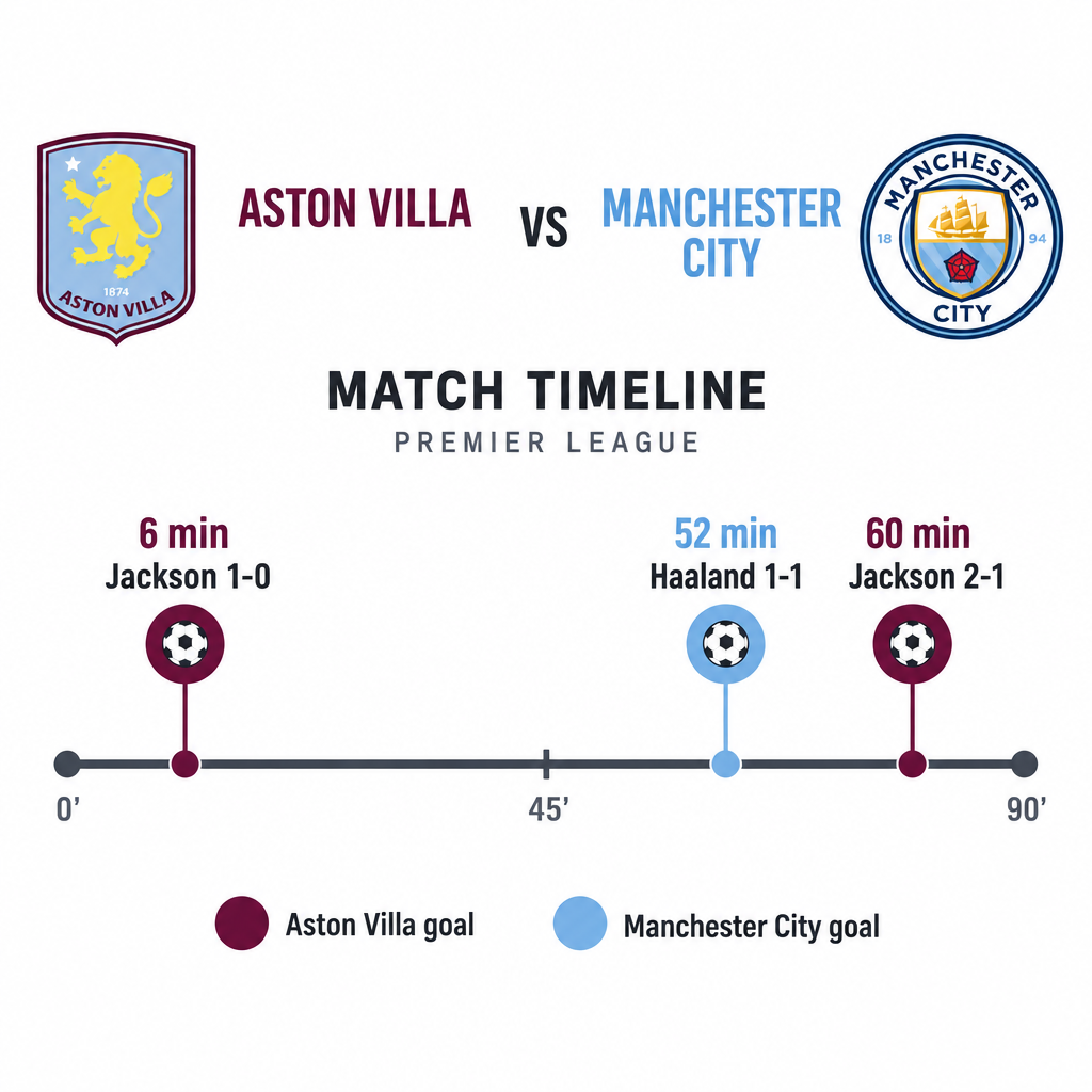 Jackson Double - Goal Timeline