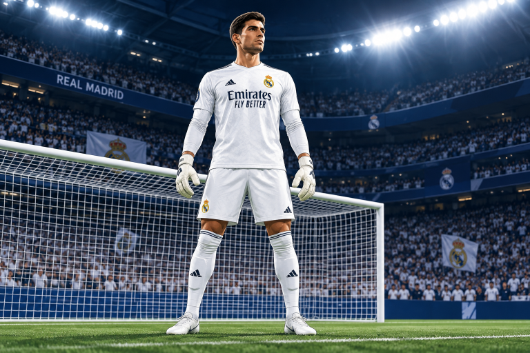 Lunin replaces flu-hit Courtois in Real Madrid goal for Clasico at Camp Nou