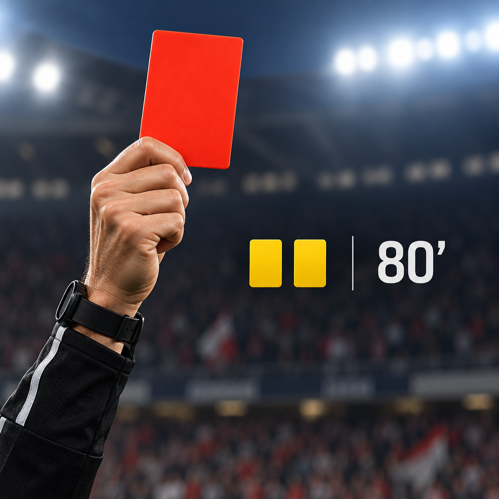 Cole Palmer Second Yellow Card Dismissal