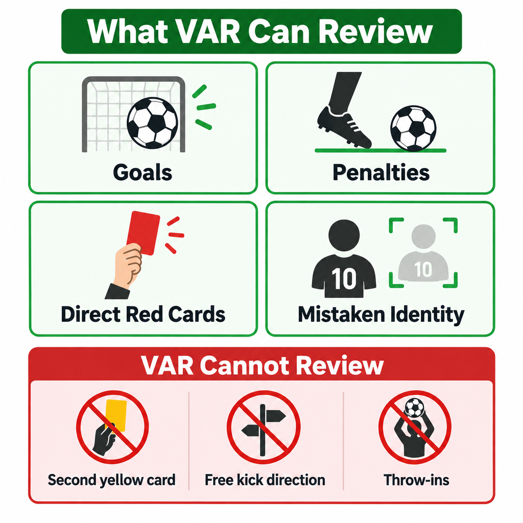 VAR Review Categories Diagram