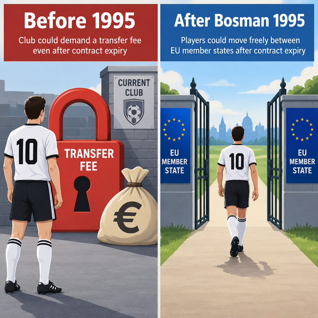 Before vs After Bosman Transfer Rules